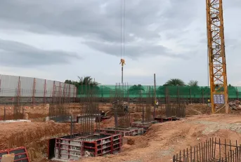 Ход строительства