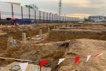 Ход строительства