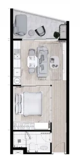 1 bedroom, 49,0 м²