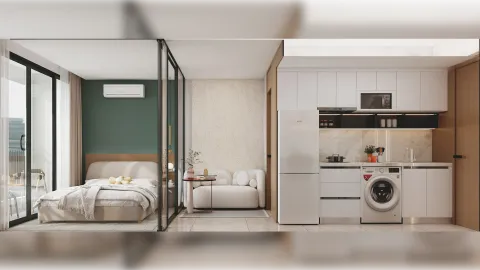 1 bedroom, 28,0 м²