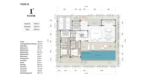 4 bedroom, 435,0 м²