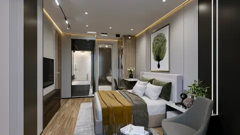 1 bedroom, 73,0 м²