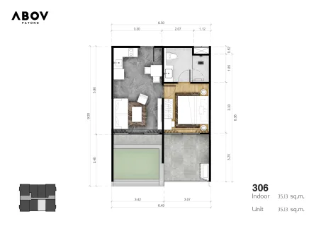 1 bedroom, 56,0 м²