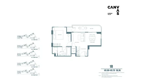 1 bedroom, 50,0 м²