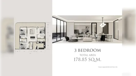 3 bedroom, 188,0 м²