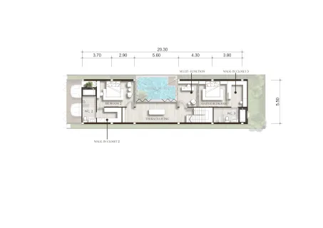 3 bedroom, 240,0 м²