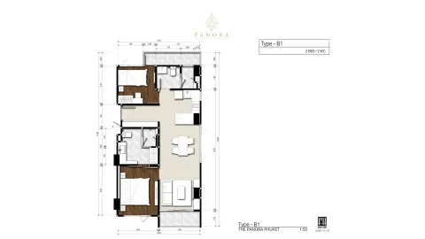 2 bedroom, 167,0 м²