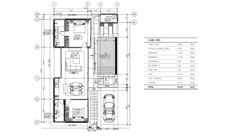 2 bedroom, 146,0 м²