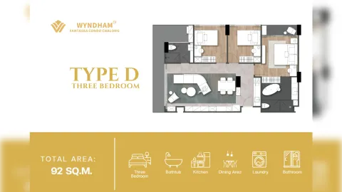 3 bedroom, 92,0 м²