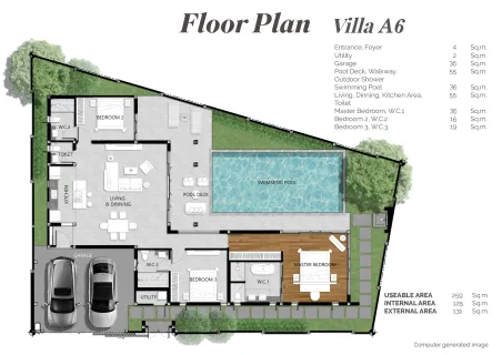 3 bedroom, 266,0 м²