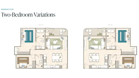 2 bedroom, 83,0 м²