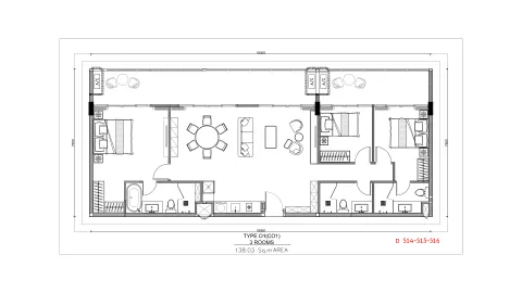 3 bedroom, 197,0 м²