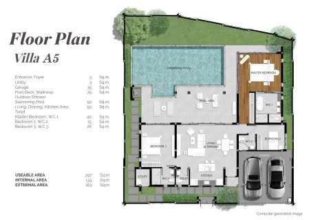 3 bedroom, 297,0 м²