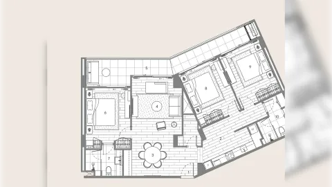 3 bedroom, 110,0 м²