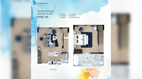 1 bedroom, 73,0 м²