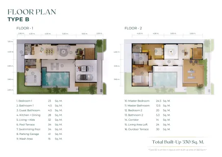 3 bedroom, 350,0 м²