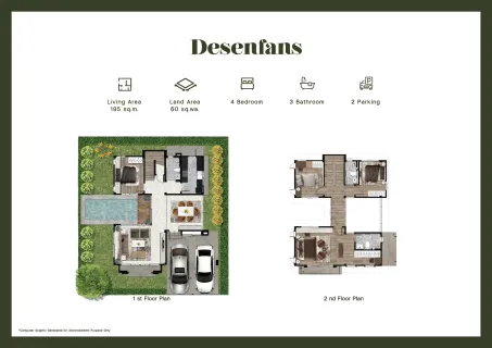 4 bedroom, 195,0 м²